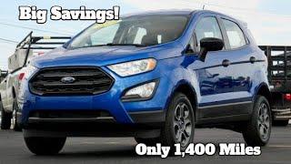 The Honest Salesperson - 2022 Ford Ecosport S 4X4 - Huge Savings