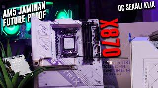 Bikin Bingung! AMD Skip Chipset 700, Cara OC cuma sekali KLIK! - ASUS ROG X870 F GAMING WIFI