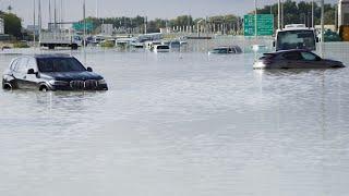 2 years' worth of rain causes severe flooding in Dubai, UAE