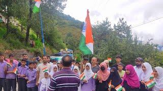 Ghar ghar tiranga rally at khari|Har ghar tiranga rally|Underthe supervision of Tehsildar shb khari|