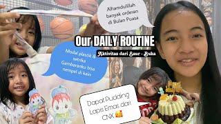 Daily Routine Zara Cute | Aktivitas dari Saur sampe Buka Puasa | Dapat Hampers dari CNX