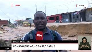 Chuva em Luanda - Consequências no bairro Sapú 2