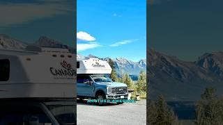 Is the view worth it? | Banff Tunnel Mountain Village 2 | Site B70 #banff #rvlife #truckcamper #rv