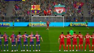 FC Barcelona vs Liverpool FC Penalty Kick  | Mohamad Salah vs Lamine Yamal 