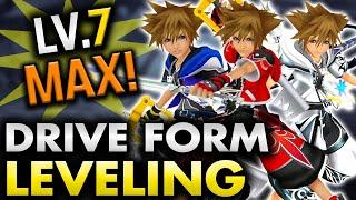 Kingdom Hearts 2 - Level Up All Drive Forms & Summon FAST!