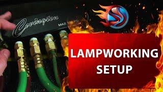 Lampworking | Glassblowing Studio Set up | The Fusing Shop