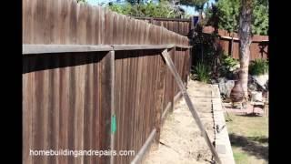 How I Fixed A Leaning Wood Fence – Home Repair Slideshow