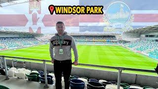 I visited Belfast and went to Windsor Park, Home to Northern Ireland and Linfield FC