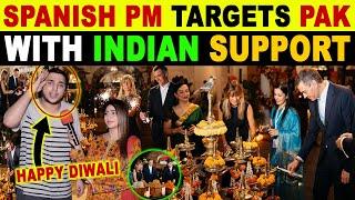 INDIA MAKES SPANISH PM CELEBRATE DIWALI | SPANISH PM ALSO TARGETS PAK ON TERRORISM