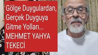 MEHMET YAHYA TEKECİ/ GÖLGE DUYGULARDAN GERÇEK DUYGUYA GİTME YOLLARI