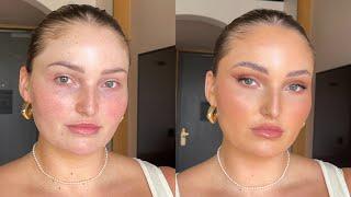 Soft, Glowy Glam Makeup Tutorial (kinda) | Ft. Riley Hemson | Jaz Hand