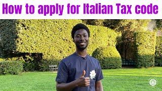 How to apply for Italian tax code ( Codice Fiscale)