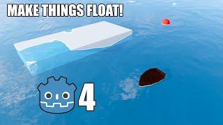 How to make things float in Godot 4