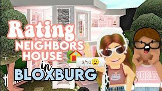 Rating Neighbors House  in Bloxburg | Cloudxgj