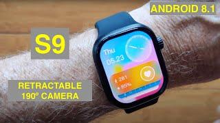 VWAR S9 Apple Watch Shaped Android 8.1 4G Retractable Camera Smartwatch: Unboxing & 1st Look