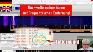 Weltweit Kurzwelle Sender  kostenlos ohne eigenen Empfänger  Frequenzsuche mit Entfernung!