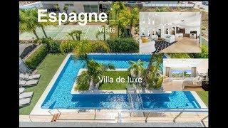 Espagne Visite d’une villa de luxe Costa Blanca Design intérieur moderne Immobilier Haut de gamme