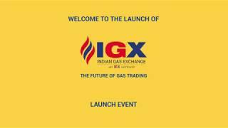 Indian Gas Exchange (IGX) Launch Event Ceremony