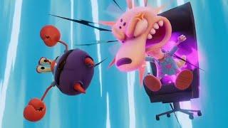 Nickelodeon All-Star Brawl 2 - Rocko Fires Mr. Krabs & Danny Uses the Fenton Thermos on Mr. Krabs
