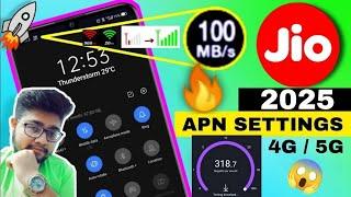 Jio APN Settings 4G/5G 2025 | Jio Network Problem Solution | Jio Net Slow Internet Problem Solution