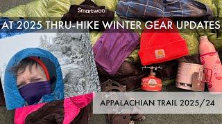 Appalachian Trail Winter Thru Hike Gear Updates 2025 / 2024 – 19lb Base Weight – What's in my pack?