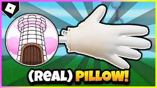 How To ACTUALLY Get PILLOW GLOVE & "Fortress of Dreams" BADGE in SLAP BATTLES! [ROBLOX]