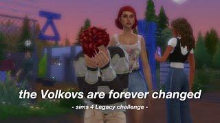 the Volkov family will never be the same || Sims 4 Legacy challenge EP44 || solitasims