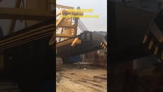 16 inch submersible dredger launching and trial testing