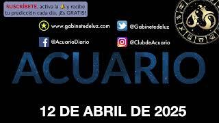 Horóscopo Diario - Acuario - 12 de Abril de 2025.