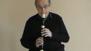 Jean Cassignol Plays the new FUZEAU plastic Alto recorder