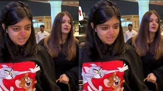 Aaradhya Bachchan got Angry after Big Fight with mom Aishwarya Rai at Airport infront of Paparazzi