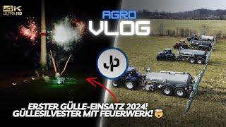 Gülle-Start 2024! Feuerwerk inklusive!  || JP Agrar