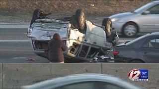 Morning crash snarls traffic on I-195 W