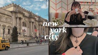 NYC Vlog - Antique Jewelry Show, Afternoon Tea at The Crosby Bar, Night at The Metropolitan Museum