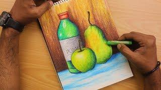 How to Draw a Still Life with Pastel colour | Drawing Video | Learn To Draw