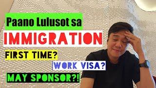 Paano Makakalusot sa Immigration | First Time Travel | Work Visa | Sponsor | Travel Tips | daxofw