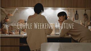 [Couple Weekend Routine] A day in the life of a student couple living together | Slow living 