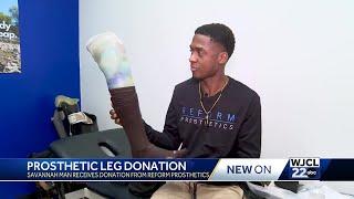 Haitian immigrant, who lost his leg to gunfire, receives a new ability to get around