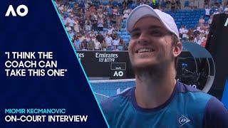 Miomir Kecmanovic On-Court Interview | Australian Open 2024 Third Round