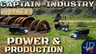 Power & Production  Captain of Industry DragonIsle  Ep4  Lets Play, Walkthrough