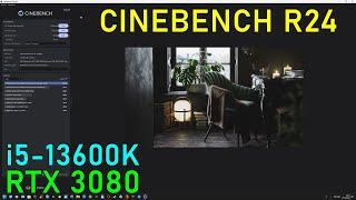 Cinebench R24 RTX 3080 OC | 13600K 5.2GHz