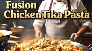 Fusion Chicken Tikka Pasta | New Recipe for Ramzan Aftari | @cookinglees