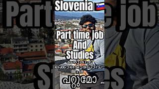 Part time job and studies in Slovenia  #abroad #food #europe #vlog #slovenia #minivlog #study