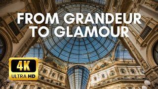 Galleria Vittorio Emanuele II. walking, Italy 4K