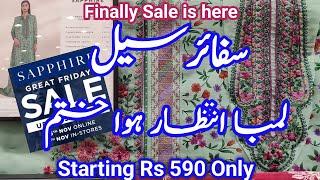 Sapphire November Sale flat 30% off entire Unstitched collection