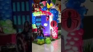 very easy Avengers theme party Decorations ideas #reels #happybirthday #decoration #themedecoration