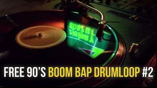 Dope Drums | Free 90's Boom Bap Drum Loop #2 88 BPM