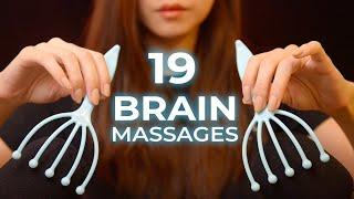 ASMR 19 Brain Melting Massage Triggers (No Talking)