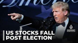 Trump euphoria mellows: US stocks close lower on Friday