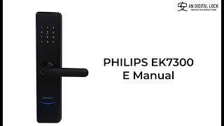 Philips EasyKey 7300 Digital Door Lock User E-Manual Comprehensive Guide